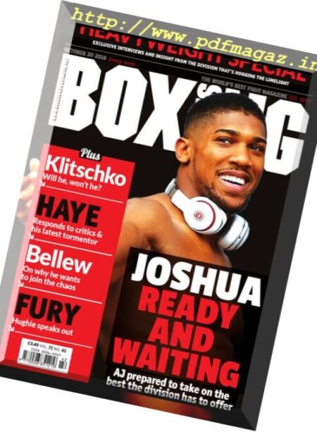 Boxing News – October 20, 2016 Cover