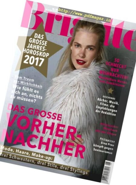 Brigitte – 7 Dezember 2016 Cover