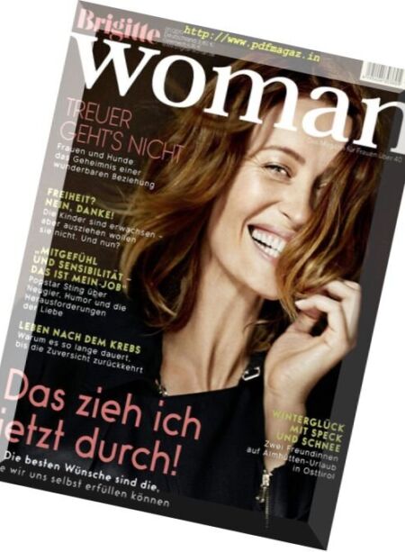 Brigitte Woman – Januar 2017 Cover