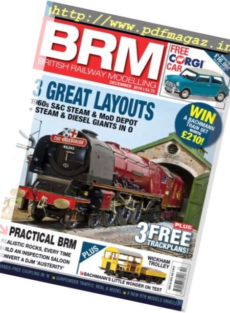 British Railway Modelling – December 2016 Cover