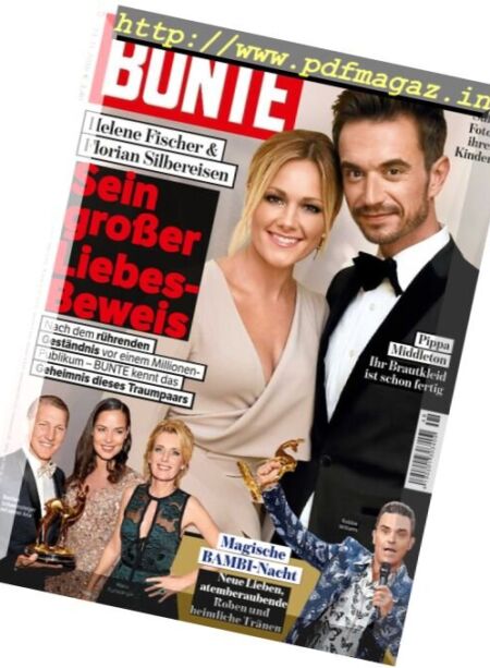 Bunte – 24 November 2016 Cover