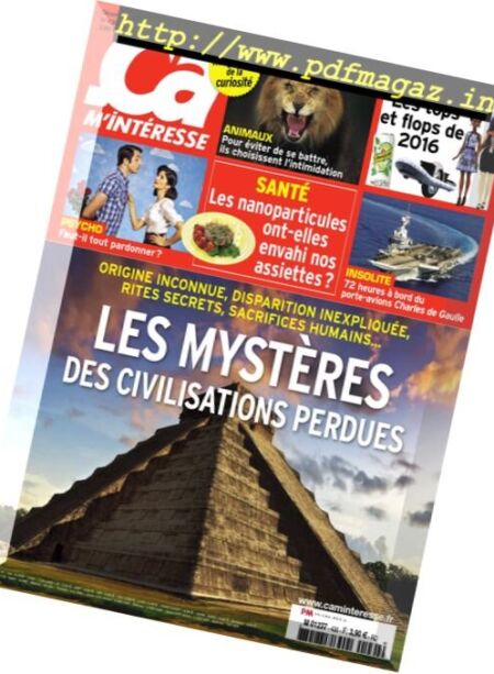 Ca m’interesse – Decembre 2016 Cover