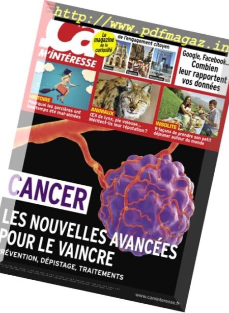 Ca m’interesse – Novembre 2016 Cover