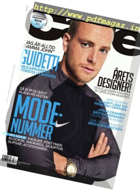 Cafe – December 2016 Cover