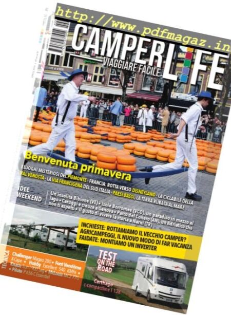Camper Life – Aprile 2016 Cover