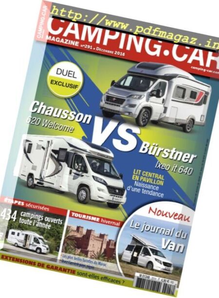 Camping-Car – Decembre 2016 Cover