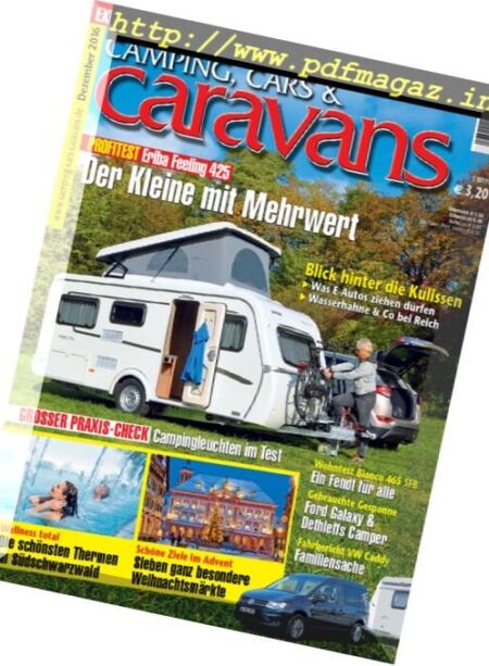 Camping, Cars & Caravans – Dezember 2016 Cover