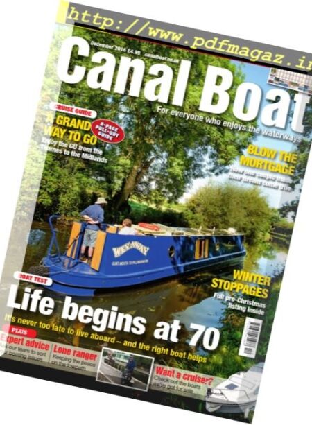 Canal Boat – December 2016 Cover
