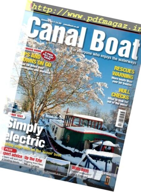 Canal Boat – January 2017 Cover