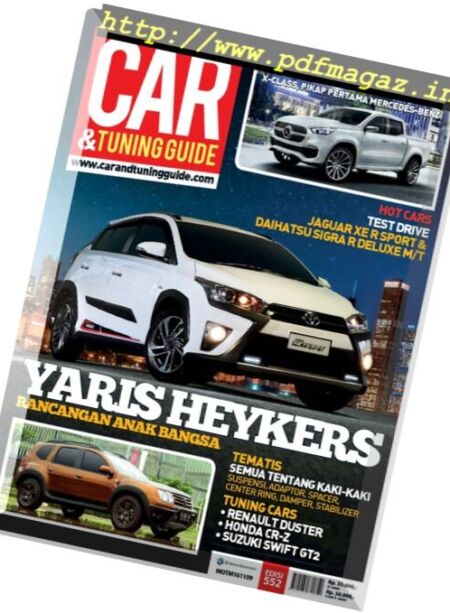 Car & Tuning Guide Indonesia – November 2016 Cover