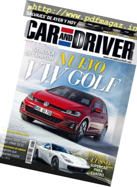 Car and Driver Spain – Diciembre 2016 Cover