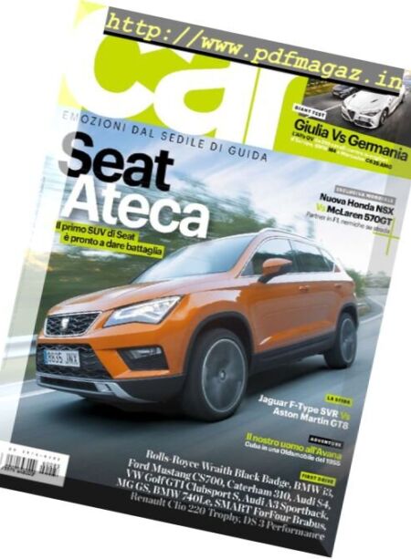 Car Italia – Settembre 2016 Cover