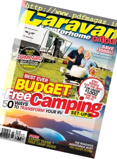 Caravan and Motorhome On Tour – Issue 239, 2016 Cover