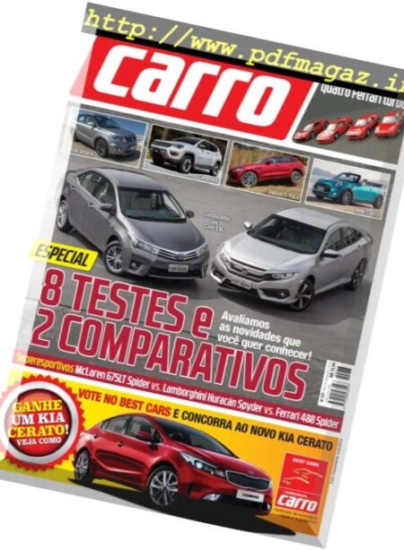 Carro – Novembro 2016 Cover