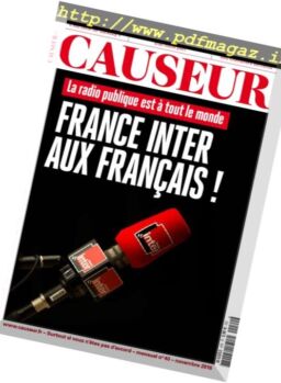 Causeur – Novembre 2016