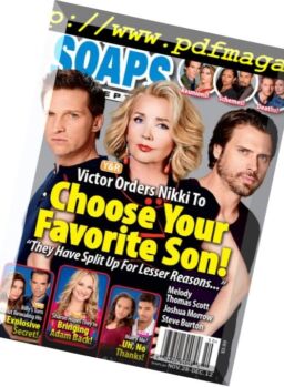 CBS Soaps In Depth – 12 December 2016