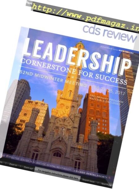 Cds Review – November 2016 Cover
