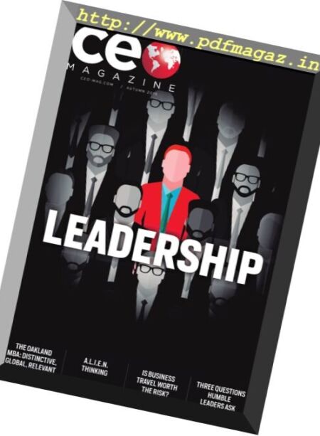 CEO Magazine – Autumn 2016 Cover
