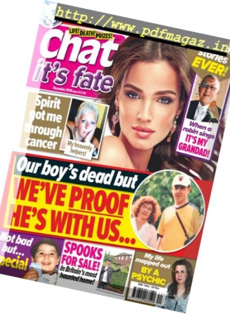 Chat It’s Fate – December 2016 Cover