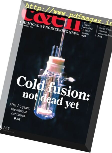 Chemical & Engineering News – 7 November 2016 Cover