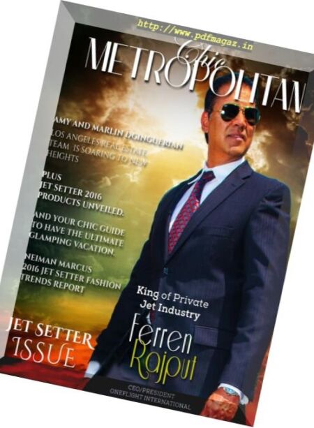 Chic Metropolitan – Jet Setter Issue 2016 Cover