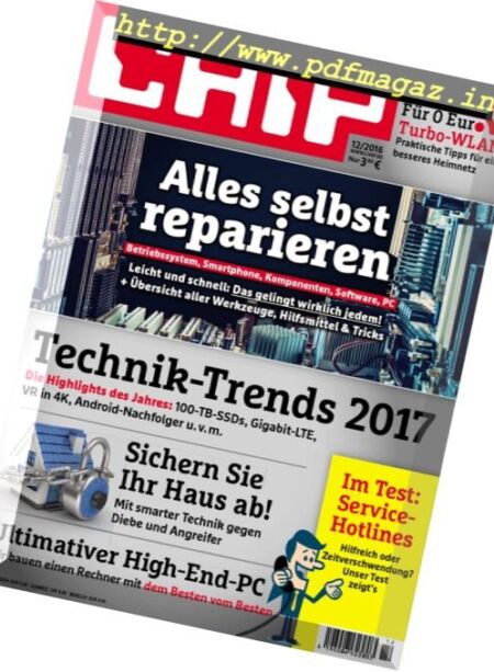 Chip Germany – Dezember 2016 Cover