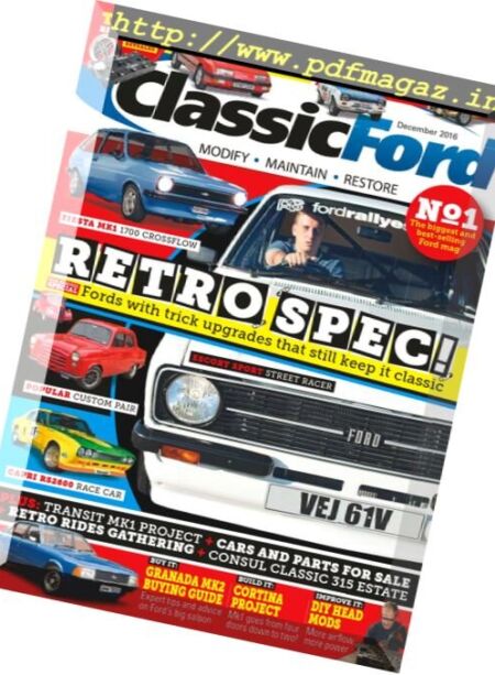 Classic Ford – December 2016 Cover