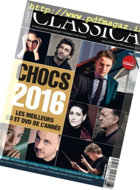 Classica – Novembre 2016 Cover