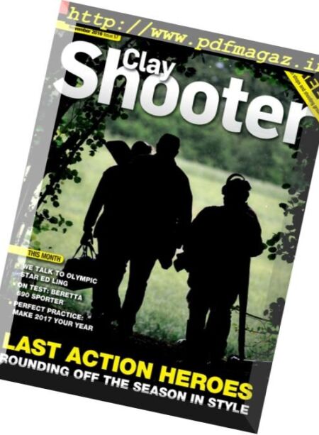 Clay Shooter – November 2016 Cover