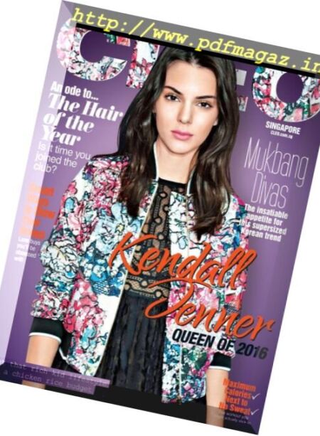 Cleo Singapore – December 2016 Cover