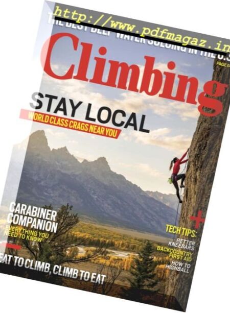Climbing – December 2016 – January 2017 Cover