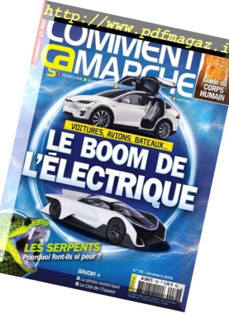 Comment Ca Marche – Decembre 2016 Cover
