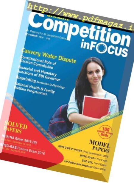 Competition in Focus – November 2016 Cover