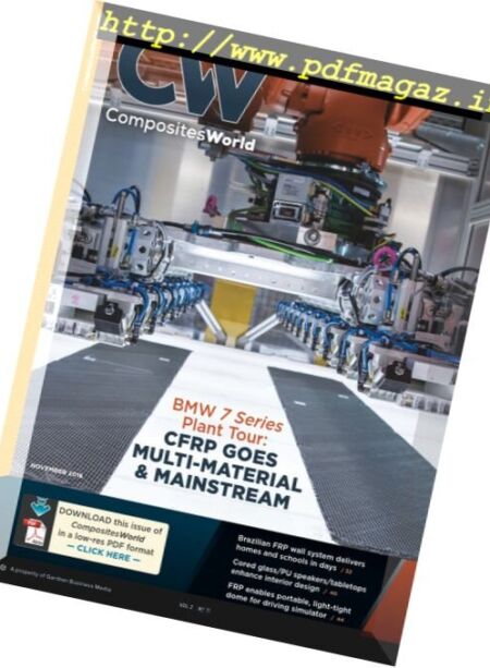 CompositesWorld – November 2016 Cover