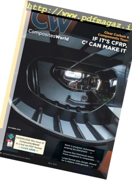 CompositesWorld – October 2016 Cover