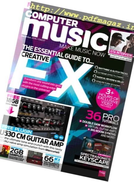 Computer Music – December 2016 Cover