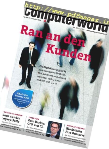 Computerworld Germany – 21 Oktober 2016 Cover