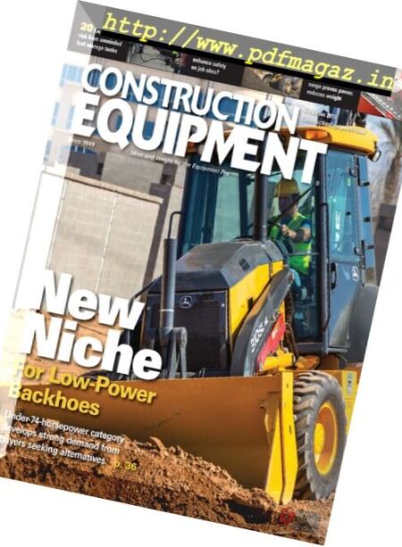 Construction Equipment – November 2016 Cover