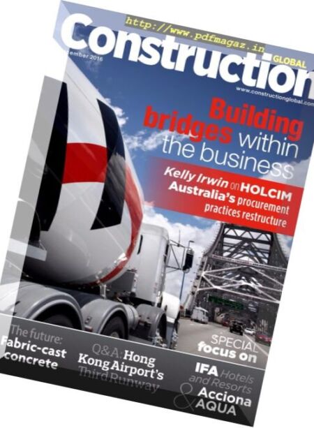 Construction Global – December 2016 Cover