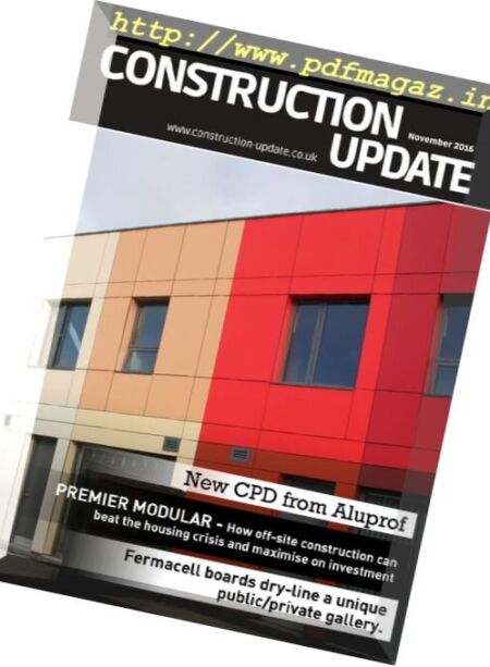 Construction Update – November 2016 Cover