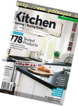 Consumer Reports Kitchen Planning and Buying Guide – January 2017