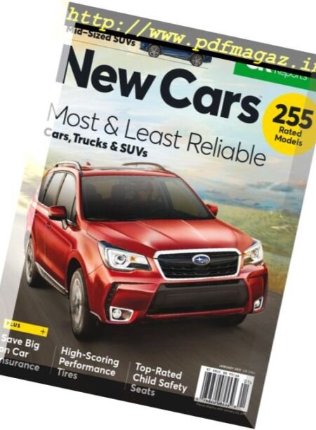 Consumer Reports New Cars – January 2017 Cover