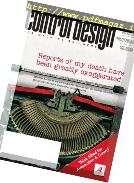 Control Design – November 2016 Cover
