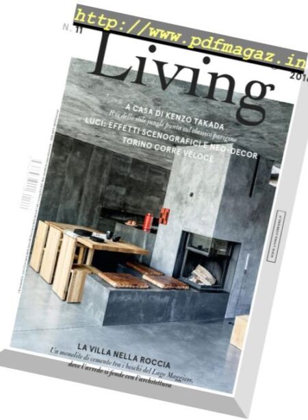 Corriere della Sera Living – Novembre 2016 Cover