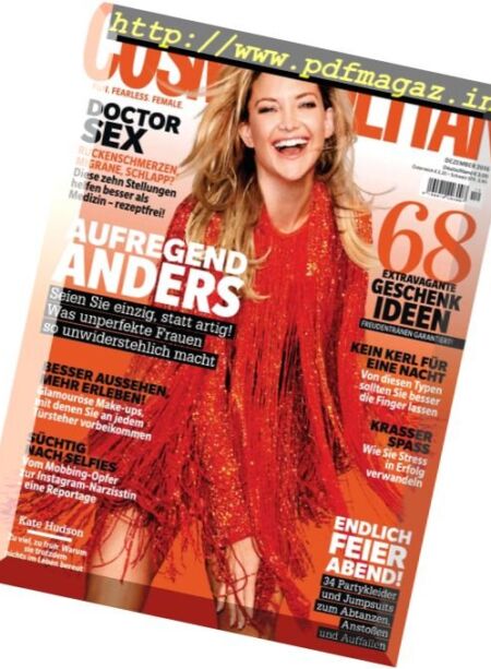 Cosmopolitan Germany – Dezember 2016 Cover