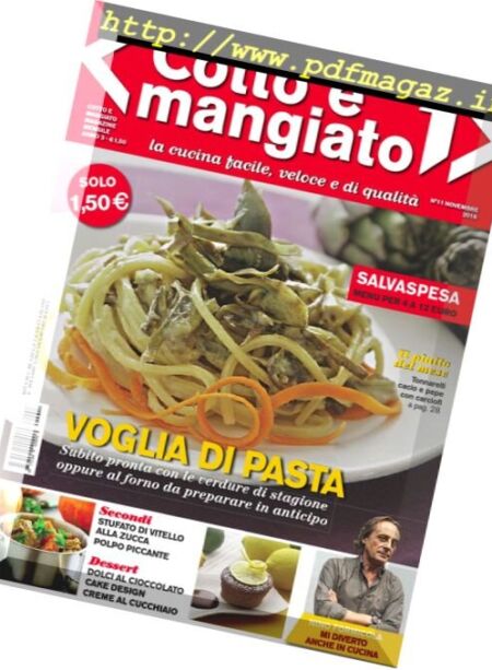 Cotto e Mangiato – Novembre 2016 Cover