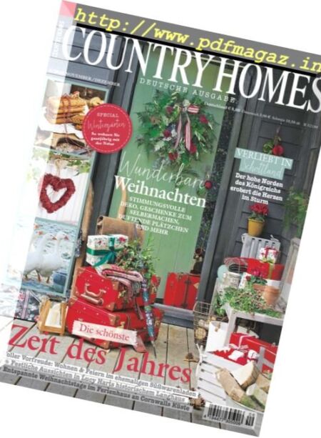 Country Homes – November-Dezember 2016 Cover