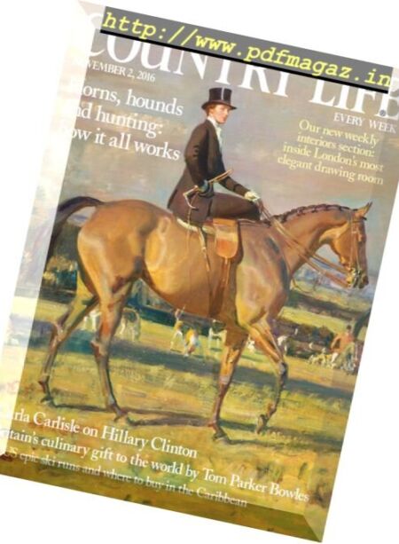 Country Life UK – 2 November 2016 Cover
