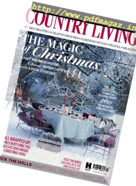 Country Living UK – December 2016 Cover