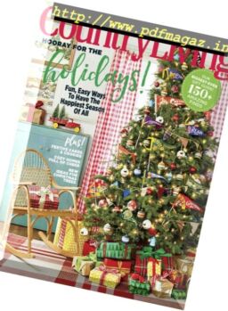 Country Living USA – December 2016